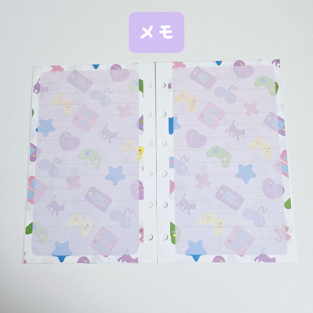 micro5 mini6 マンスリー・ウィークリーマンスリーリフィル(ゲーム柄)