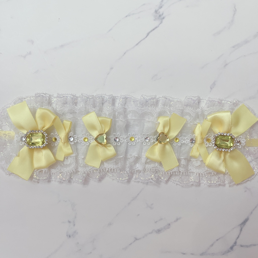 20cmぬい用 ヘッドドレス イエロー(ケシー)