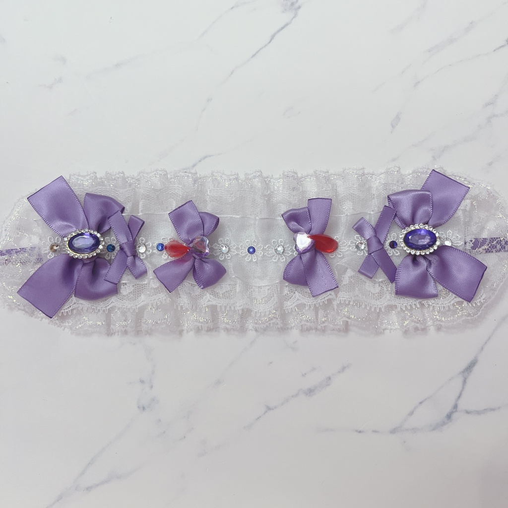 20cmぬい用ヘッドドレス パープル(モルフィス)