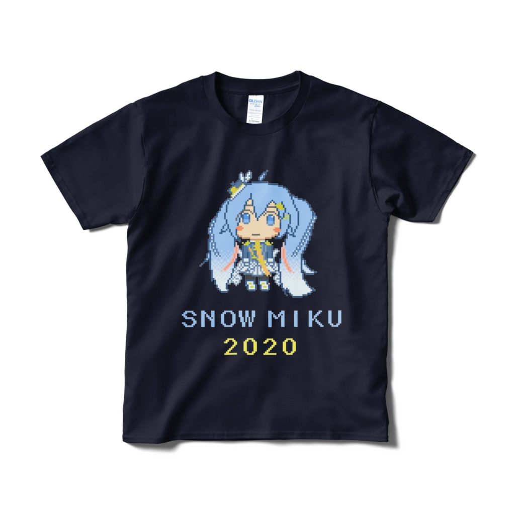 SNOW MIKU 2020 ドット絵Tシャツ
