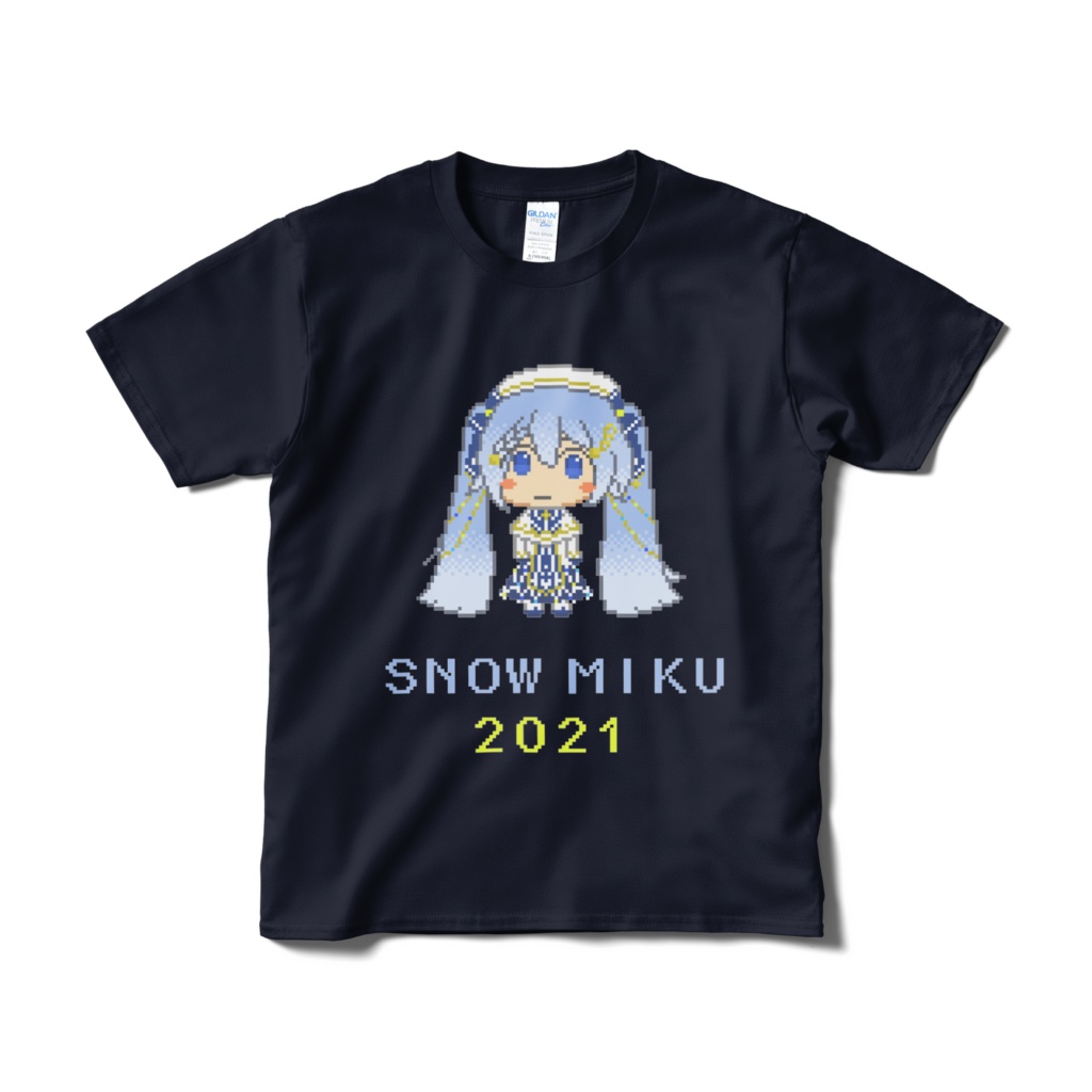 SNOW MIKU 2021 ドット絵Tシャツ