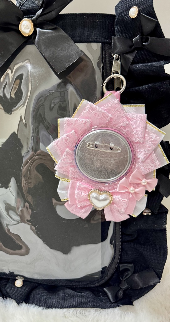 ロゼット ピンク リボン かわいい推し活