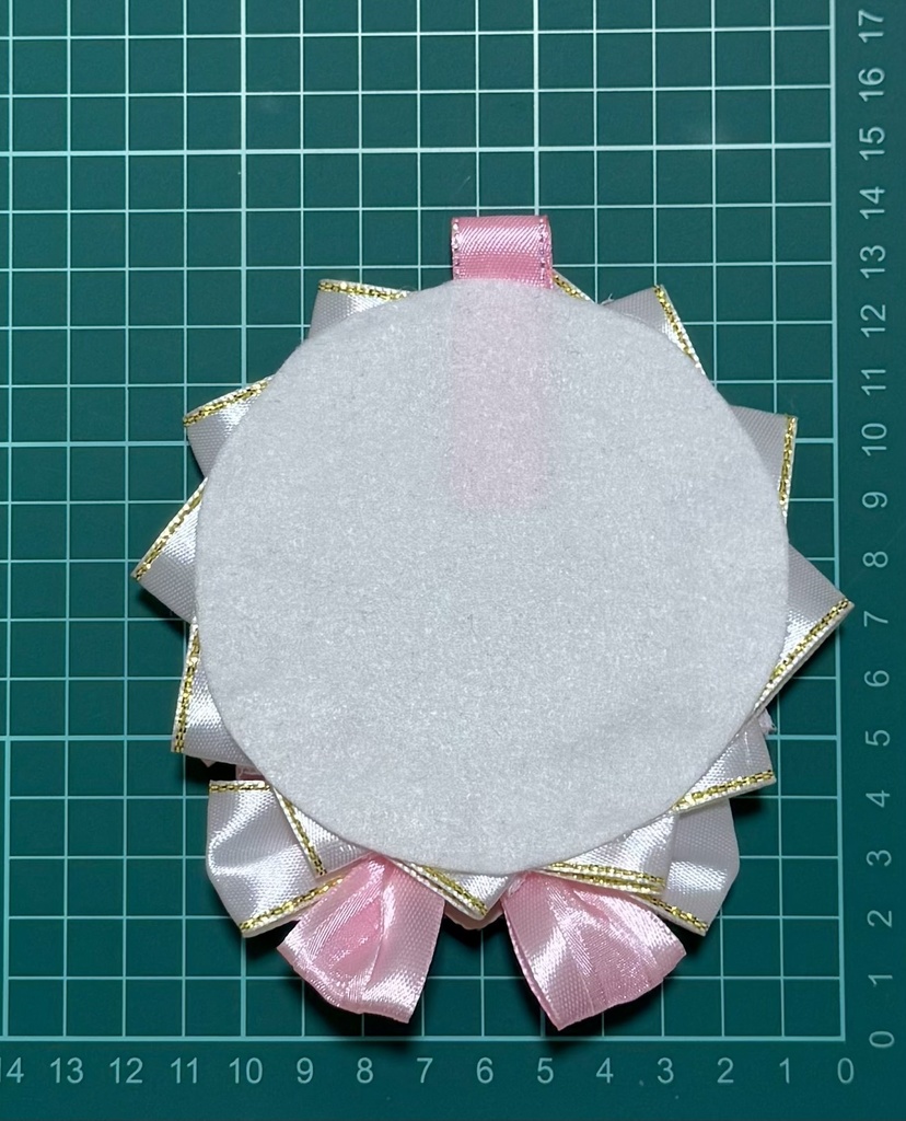 ロゼット ピンク リボン かわいい推し活