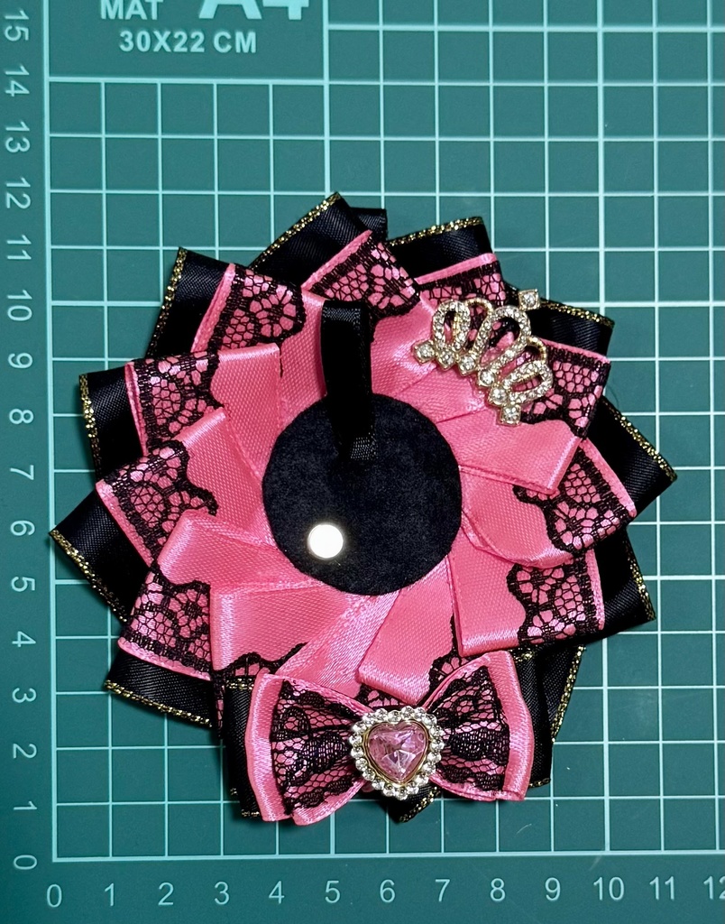 ロゼット レース 王冠 推し活♡