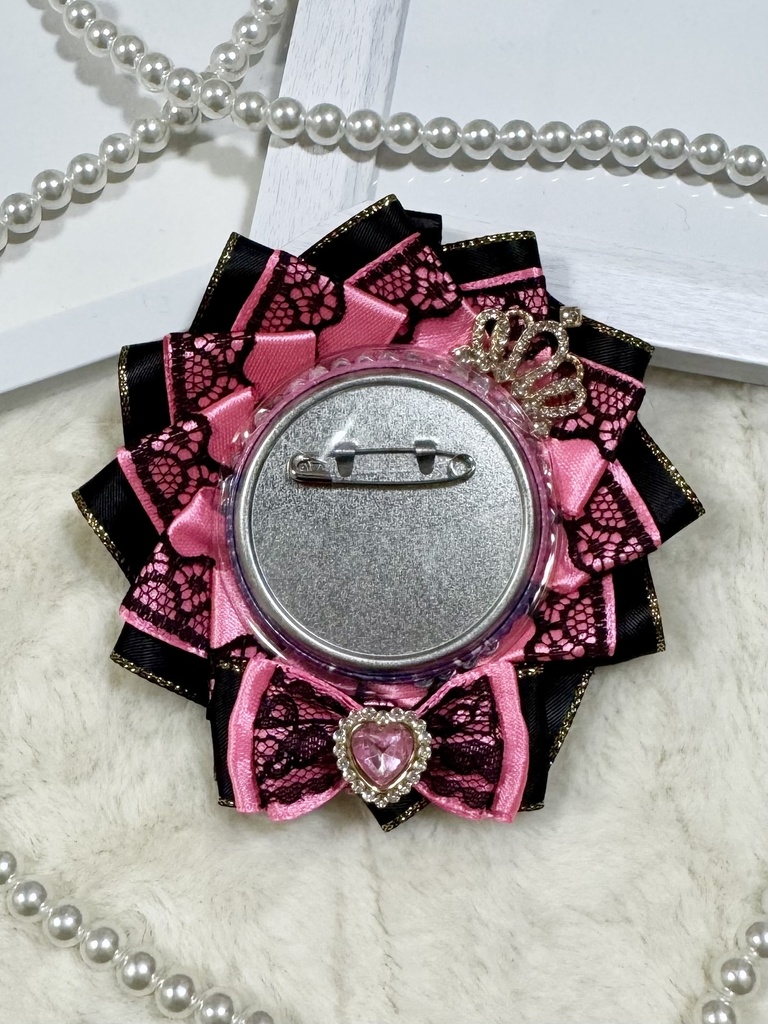 ロゼット レース 王冠 推し活♡