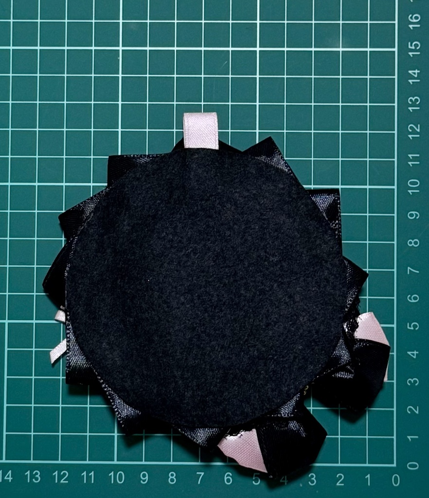 地雷 ロゼット 痛バッグ ピンク ブラックレース 推し活