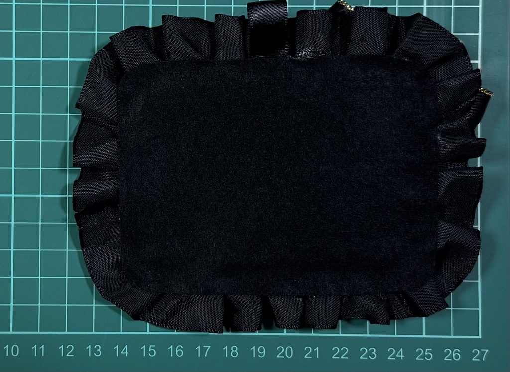 硬質ケース デコケース ブラック ホワイト 横 推し活