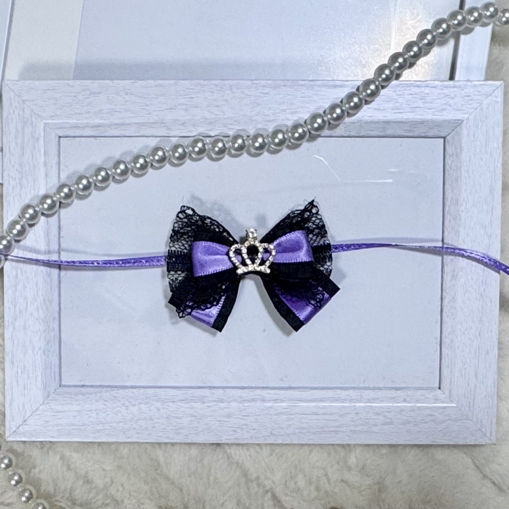 ぬい服 スタイ リボン クラウン