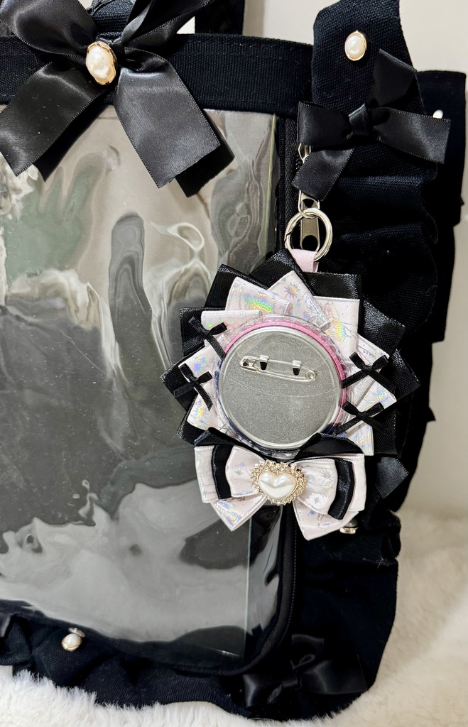 ロゼット 薄ピンク ホログラム 推し活