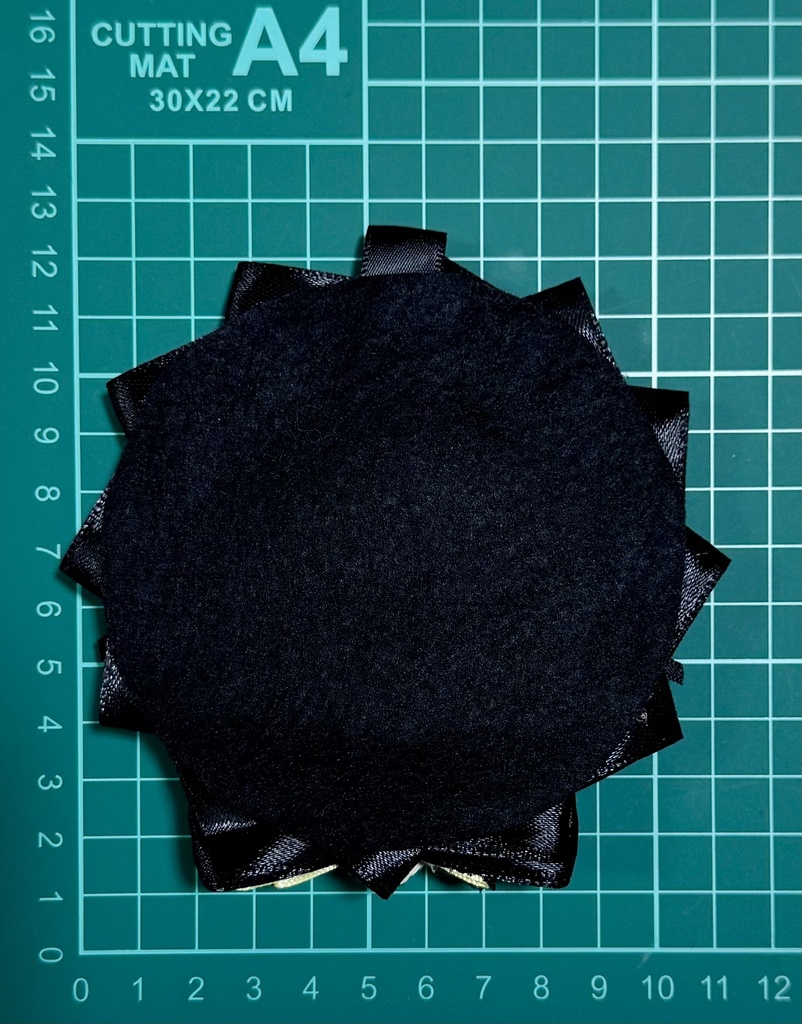 ロゼット 痛バッグ イエロー ブラック レース 推し活