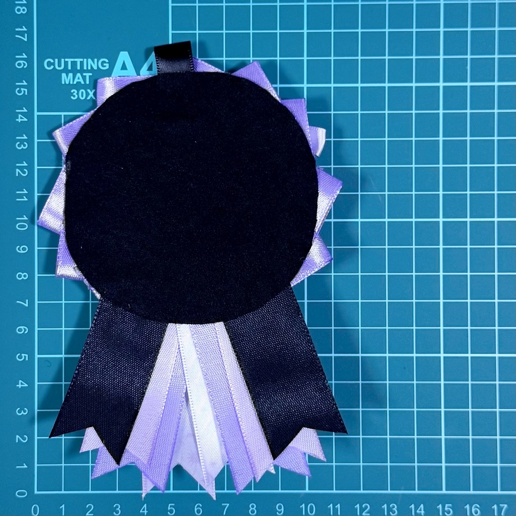 ロゼット 痛ロゼット パープル ホログラム 推し活