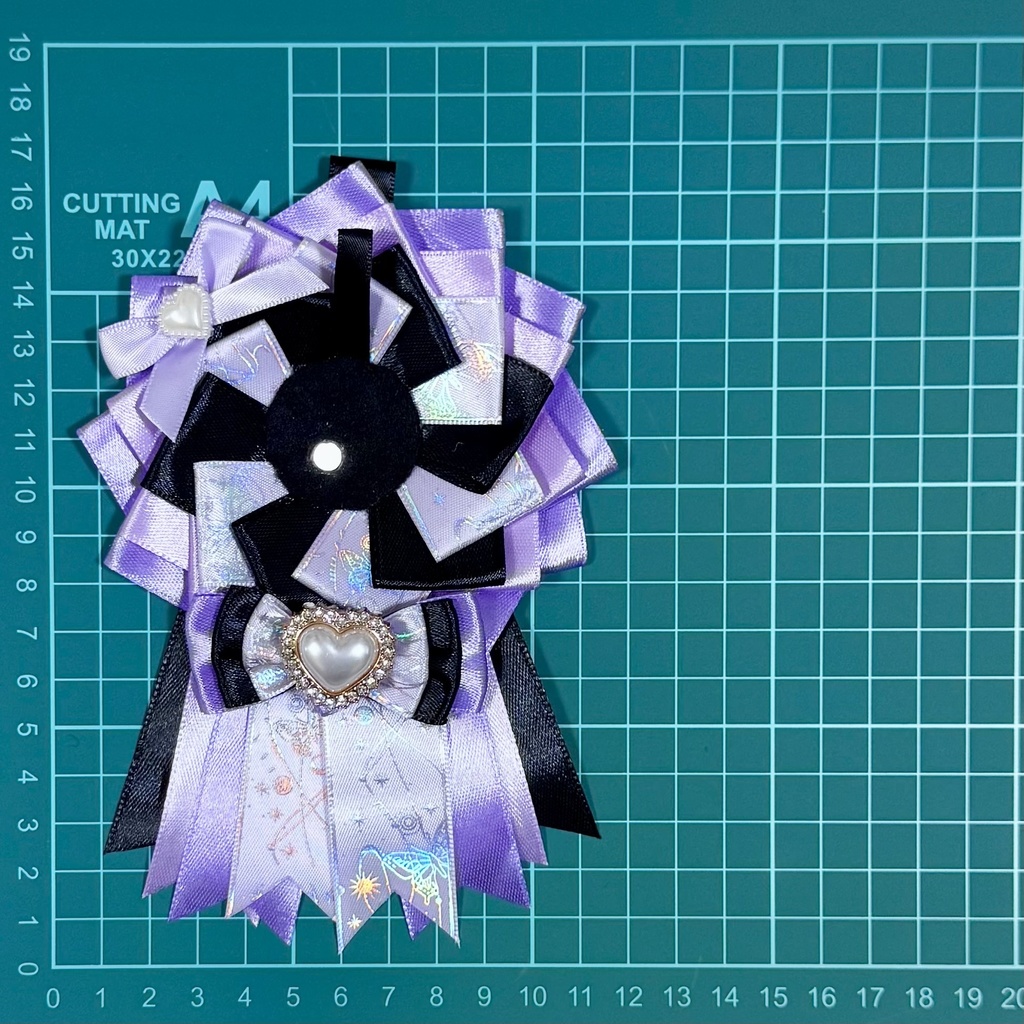 ロゼット 痛ロゼット パープル ホログラム 推し活