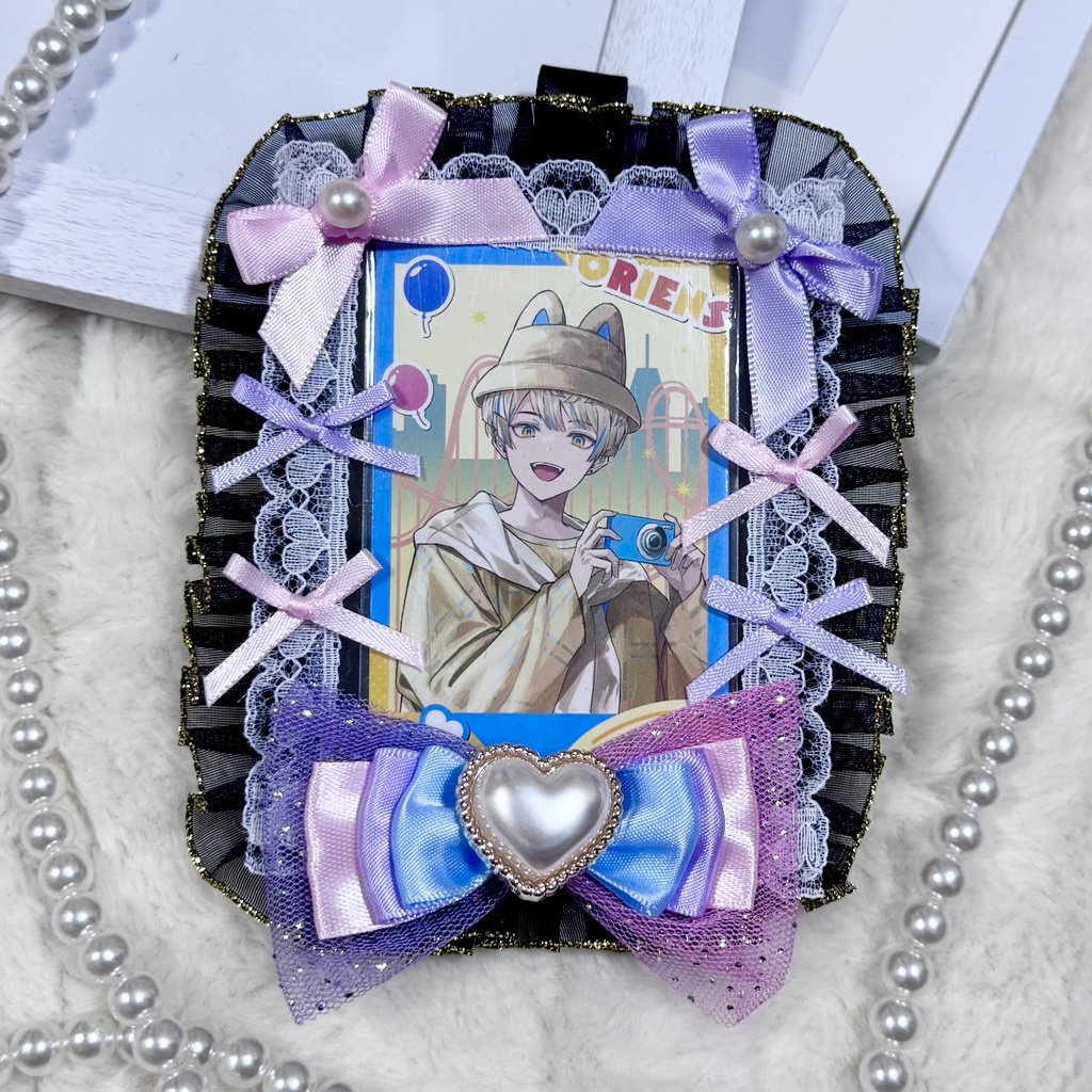 硬質ケース デコケース ユニコーン ピンク パープル 推し活