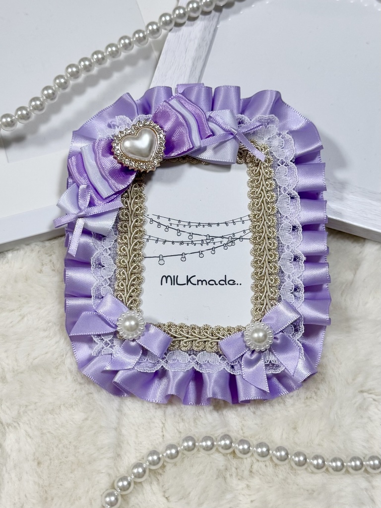 硬質ケース チェキホルダー パープル 推し活