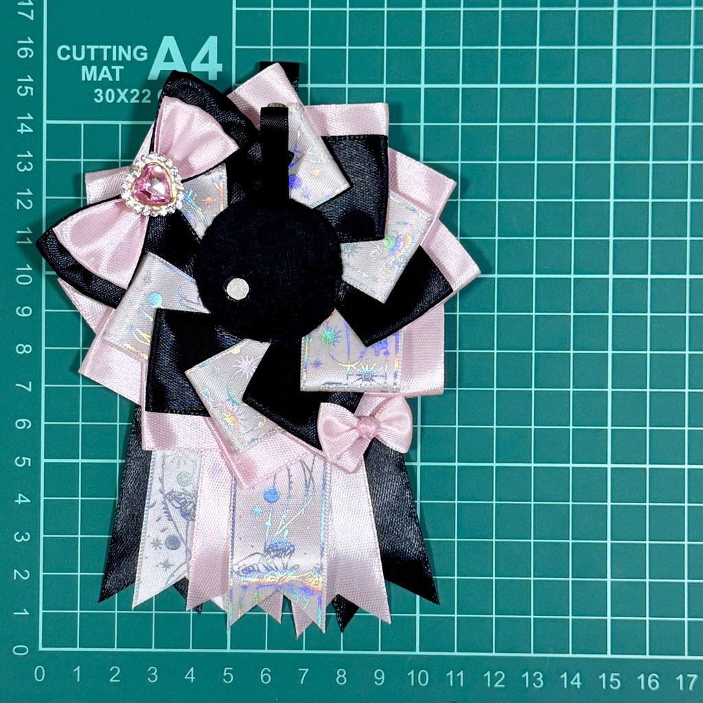 ロゼット 痛ロゼット ピンク ブラック ホログラム