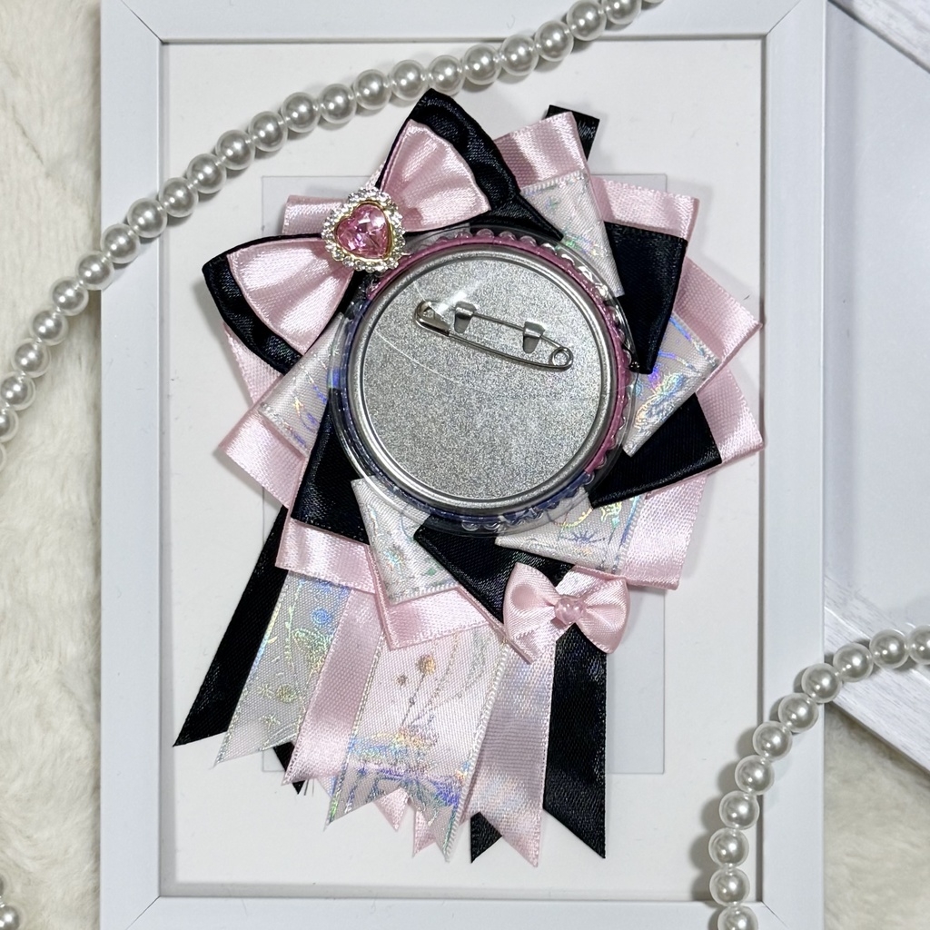 ロゼット 痛ロゼット ピンク ブラック ホログラム