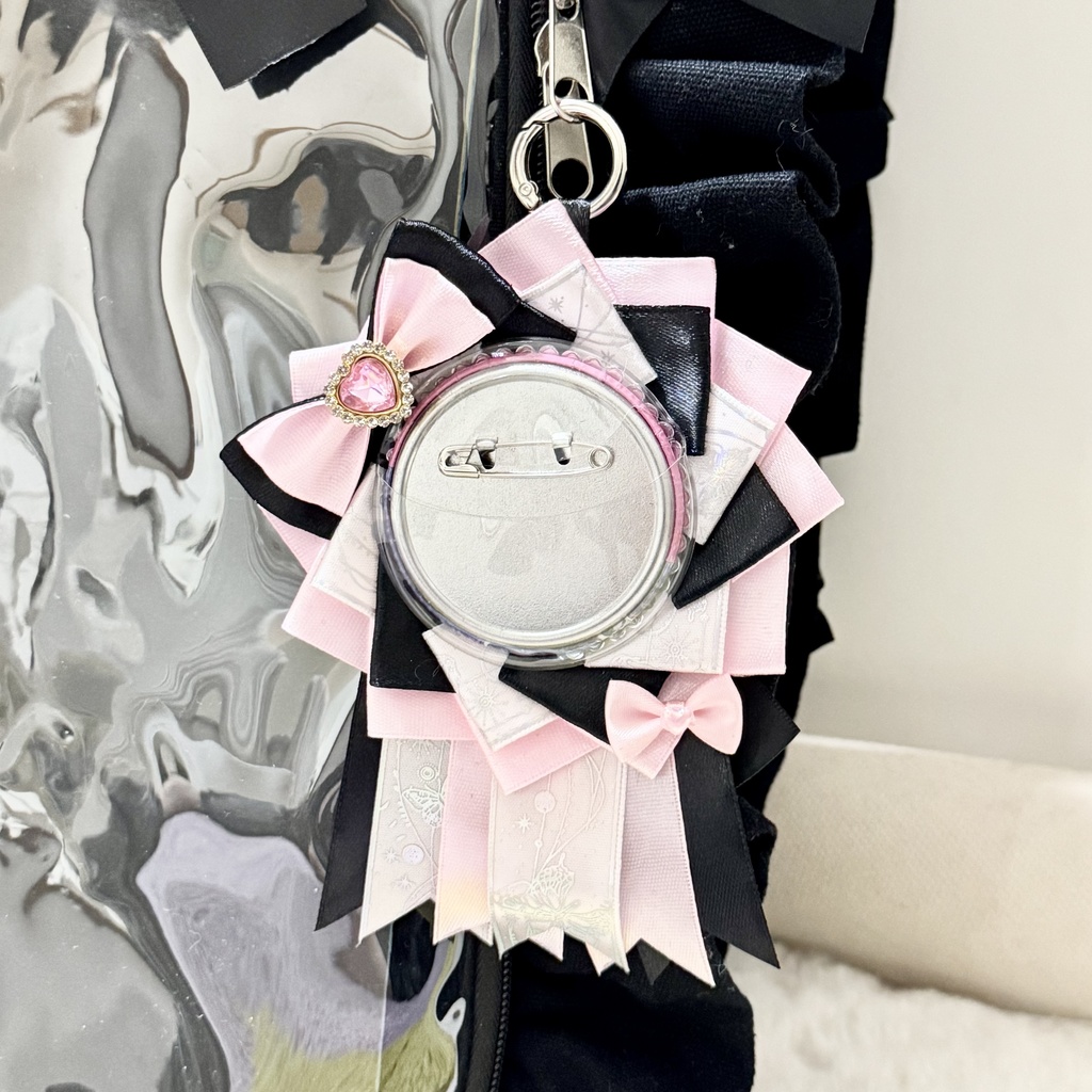 ロゼット 痛ロゼット ピンク ブラック ホログラム