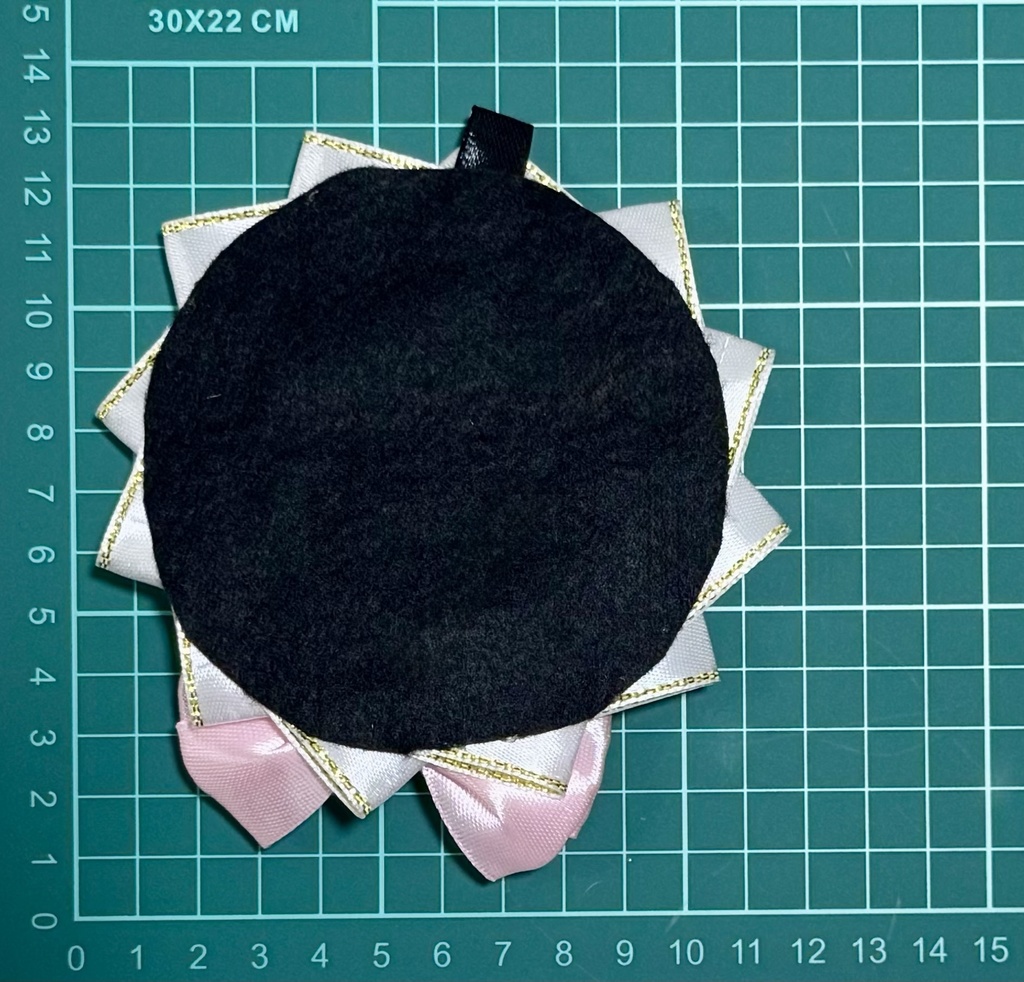 ロゼット 痛ロゼット ピンク ホワイト 音符