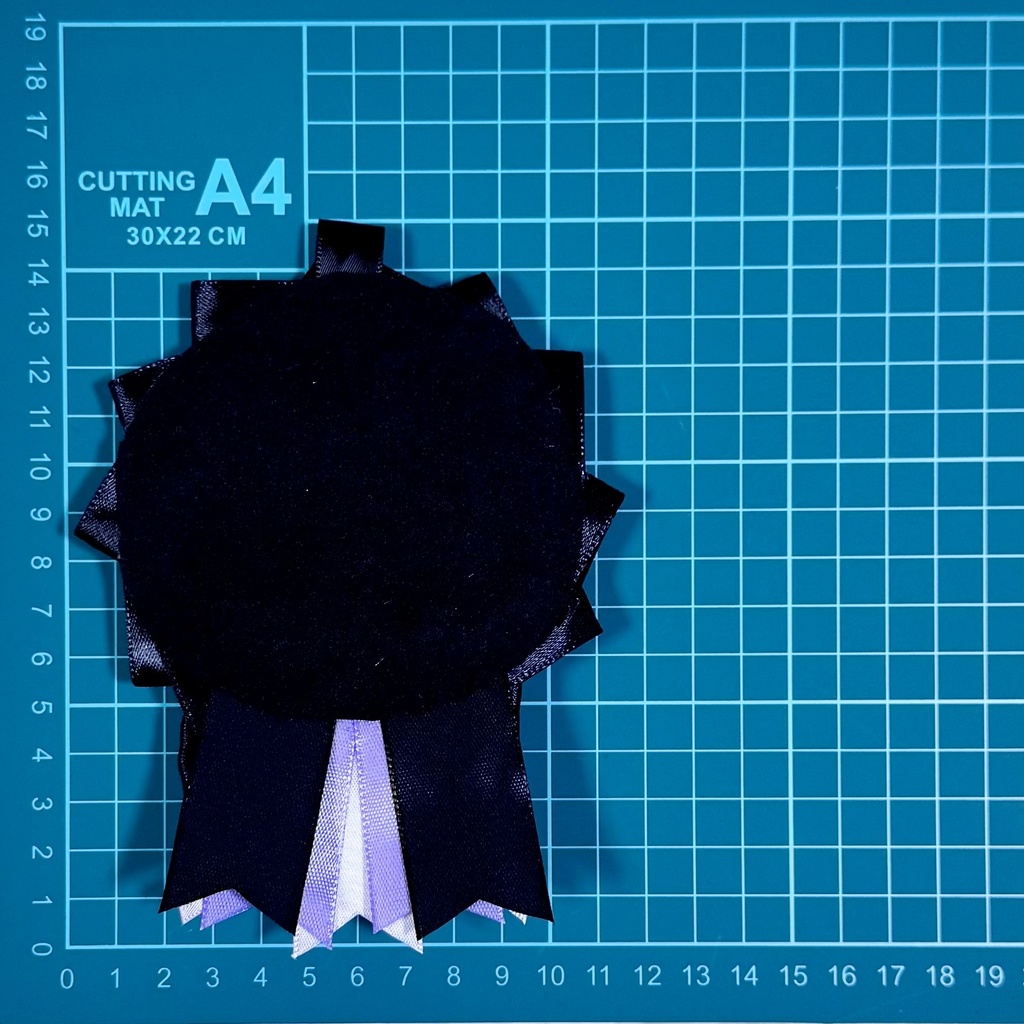 ロゼット 痛ロゼット パープル ホログラム 推し活