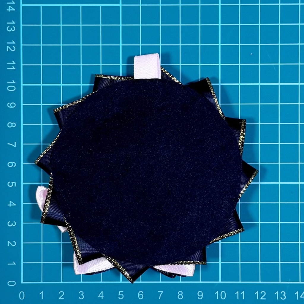 ロゼット 痛ロゼット ピンク ブラック 星柄 推し活