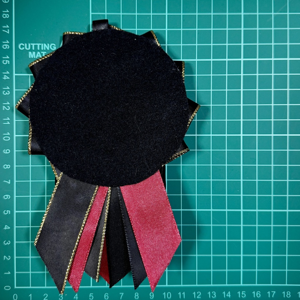 ロゼット 痛バッグ 赤 レッド ブラック 推し活 ゴシック