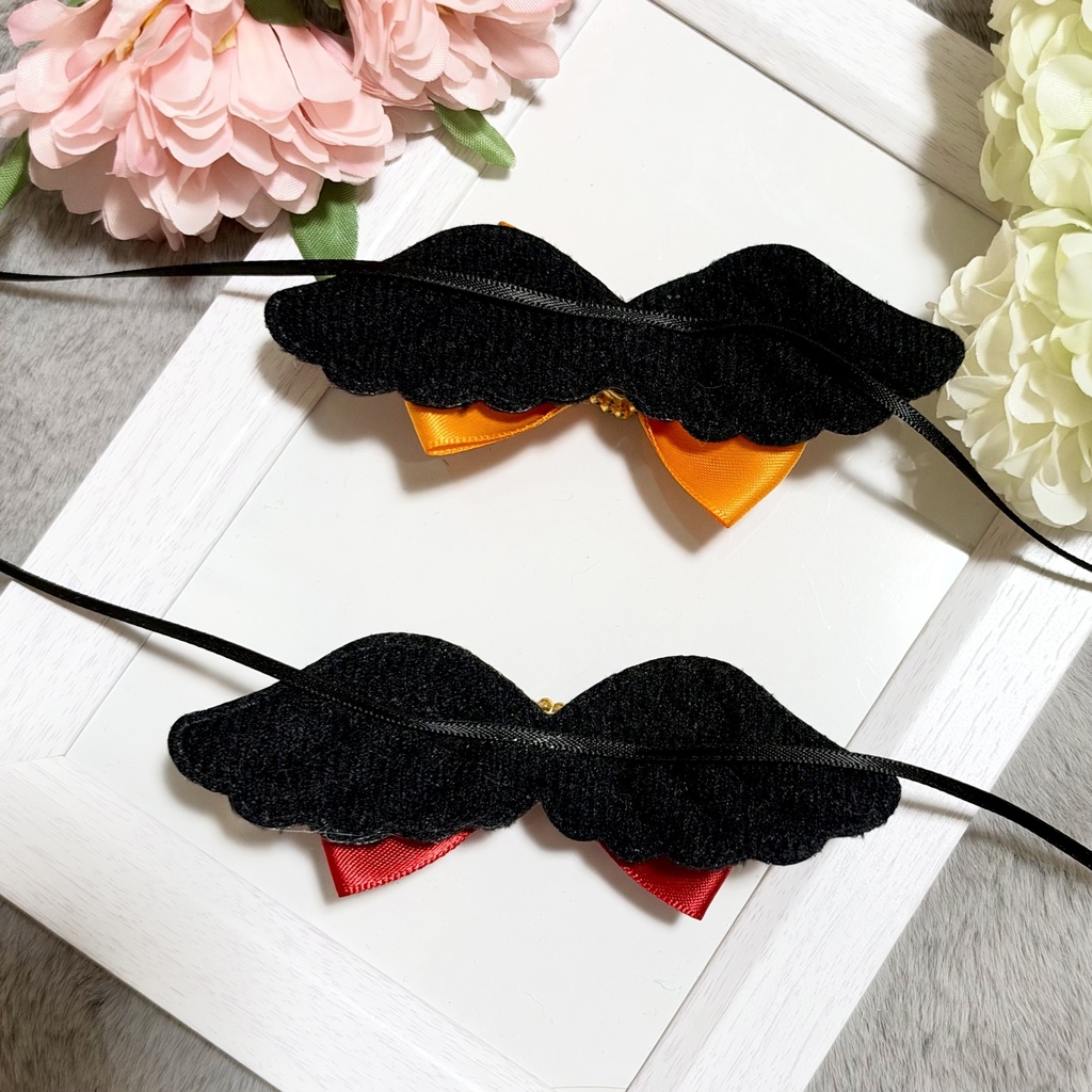 【10cmぬい向け】໒꒱堕天使の羽໒꒱ |ぬいぐるみ用アクセサリー ホントにかわいい!!