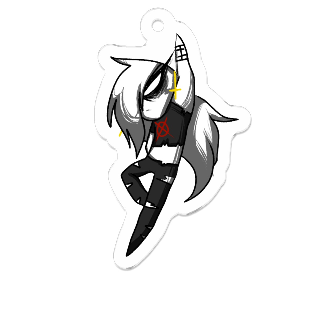 Emo boyアクリルキーホルダー