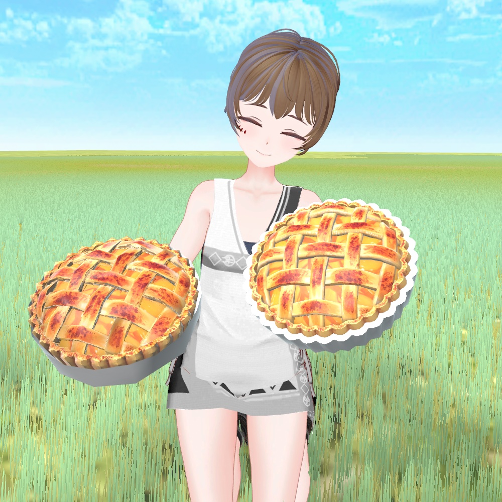 アップルパイ【3Dモデル】