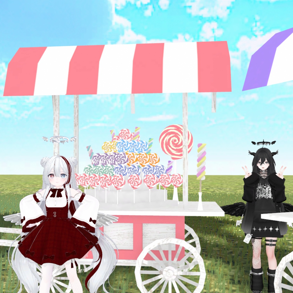 キャンディワゴン【3Dモデル】