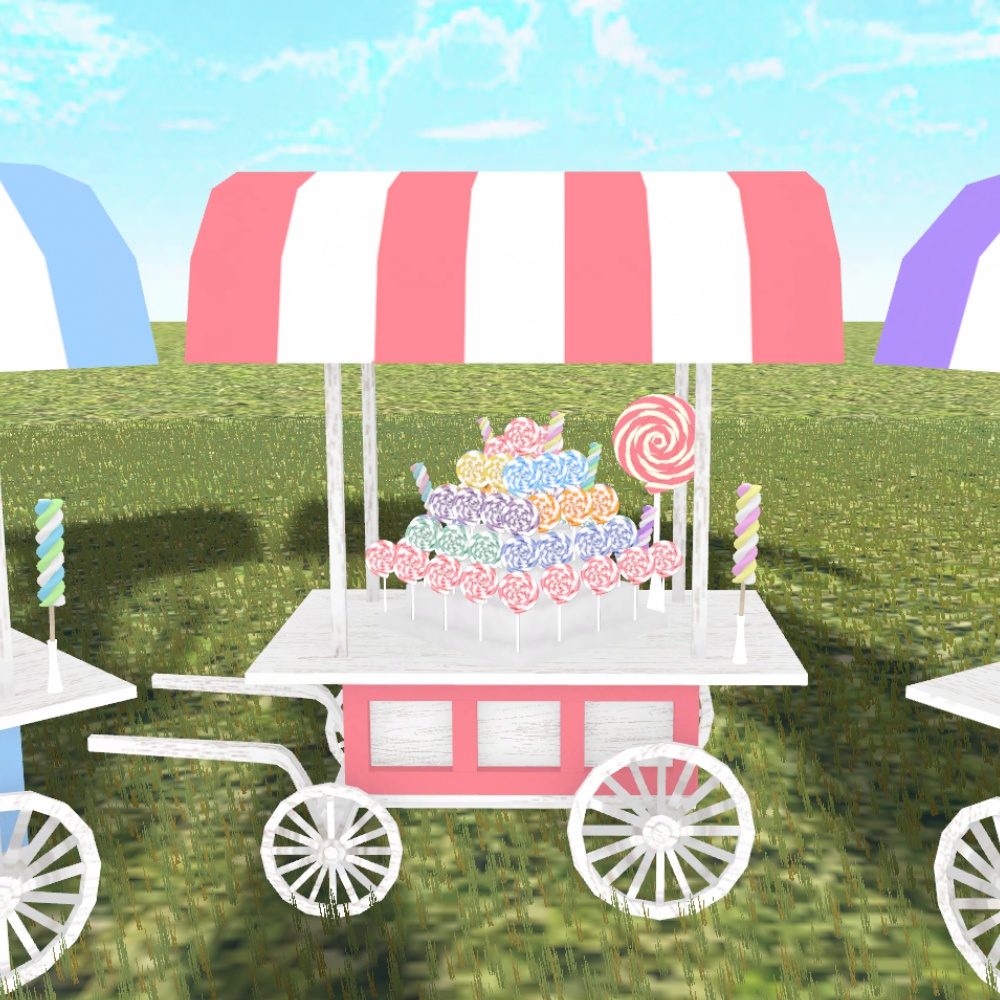 キャンディワゴン【3Dモデル】