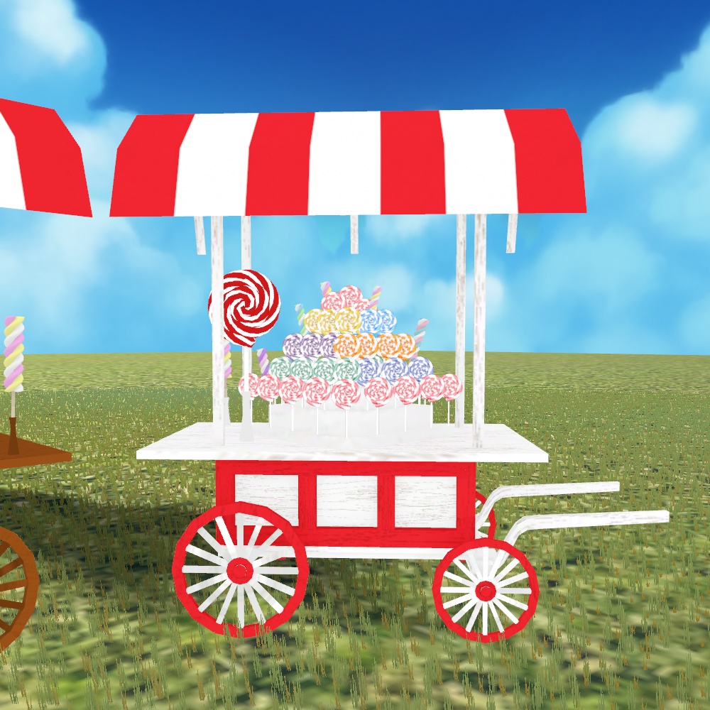 キャンディワゴン【3Dモデル】