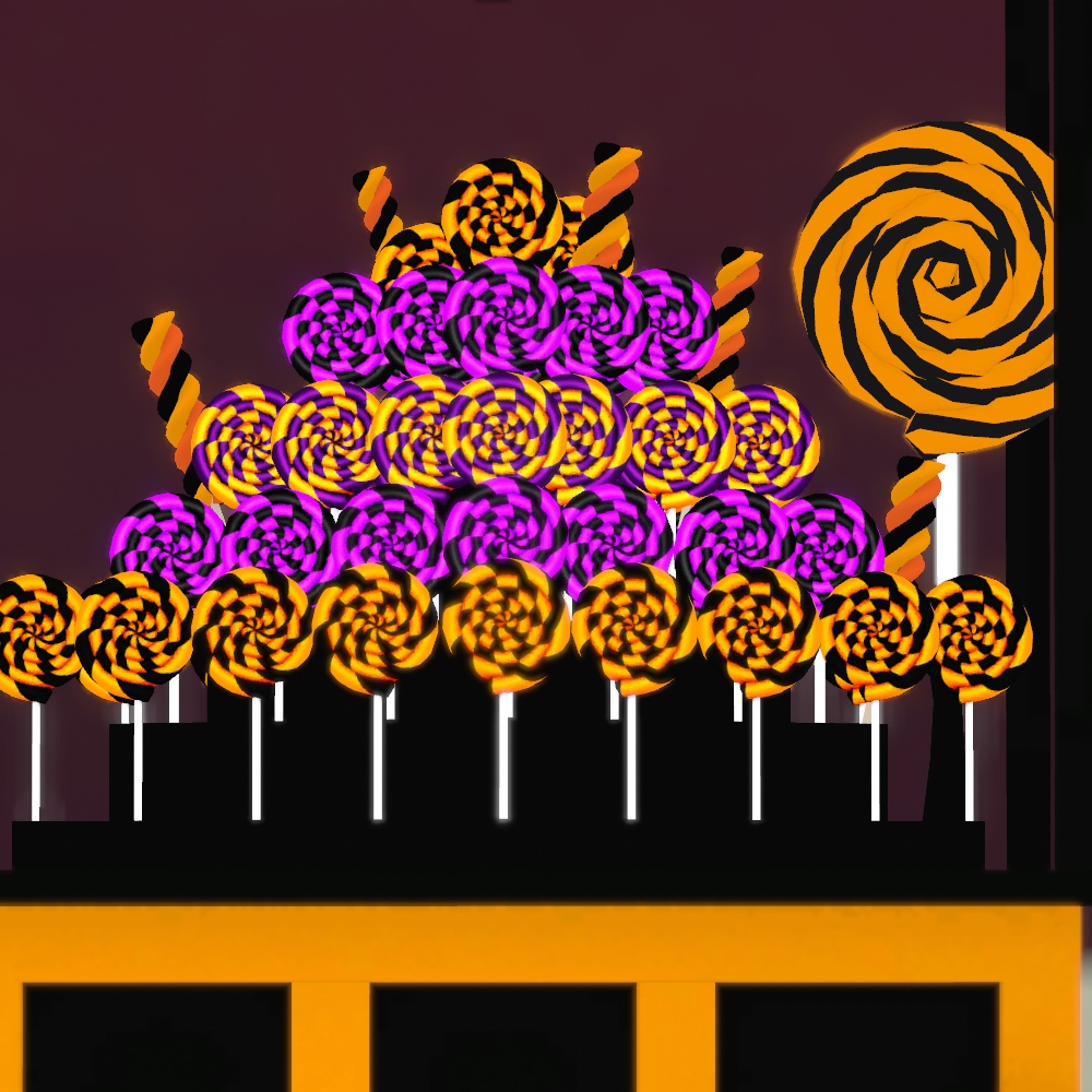 キャンディワゴン【3Dモデル】