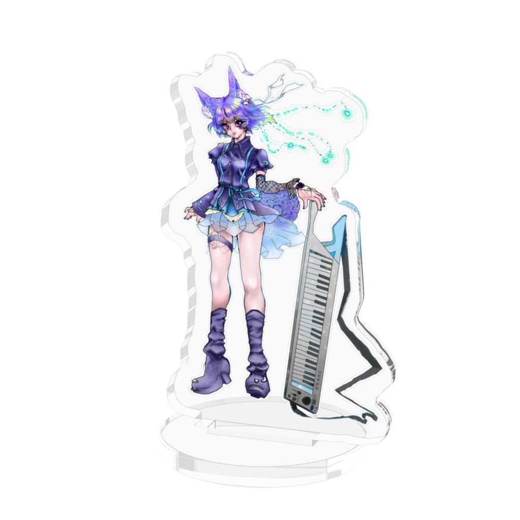 月華シバ　アクリルフィギュアスタンド　ピアノVer.