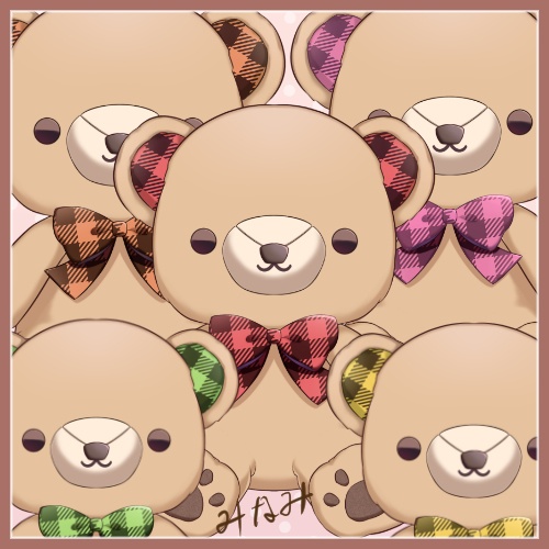 【VTS対応】🧸くまのぬいぐるみCM2022🎄【Vtuber用アイテム】