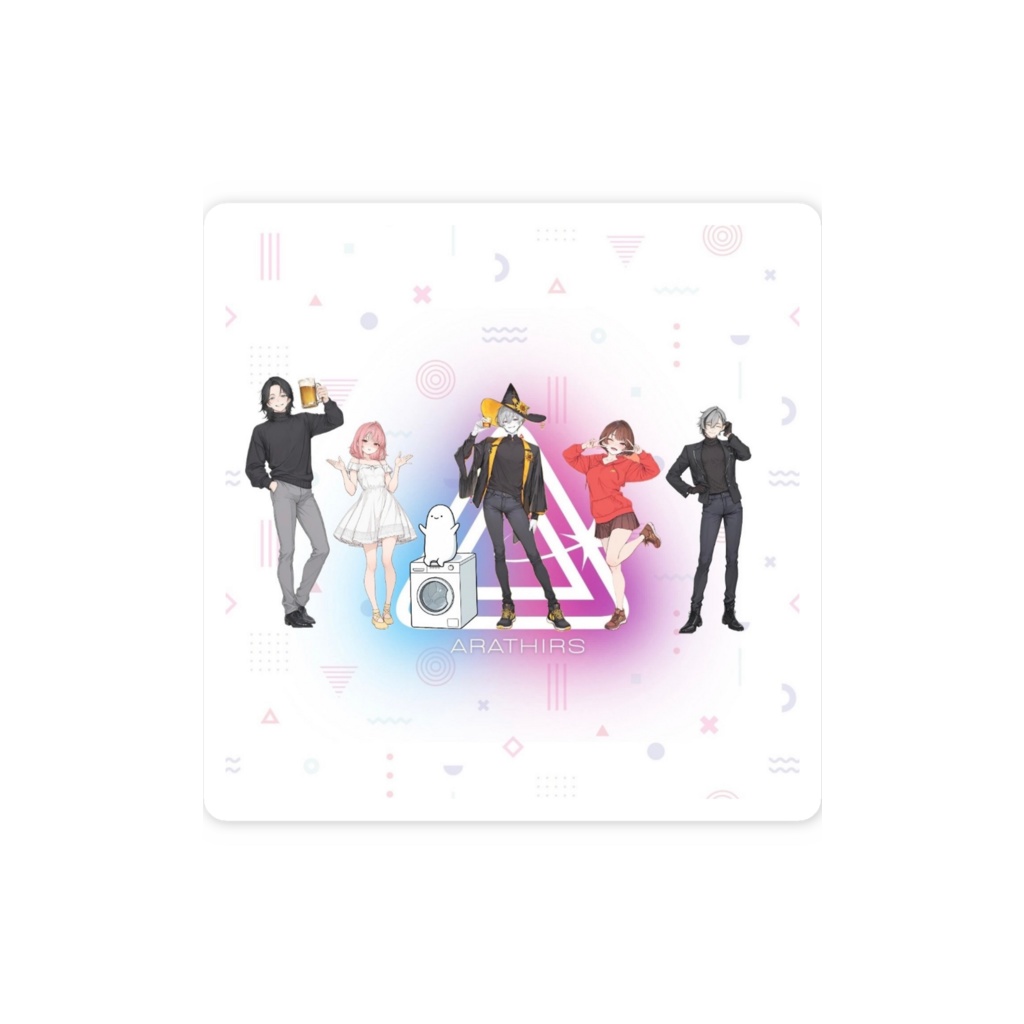 アラサーズ(立ち絵集合) ステッカー