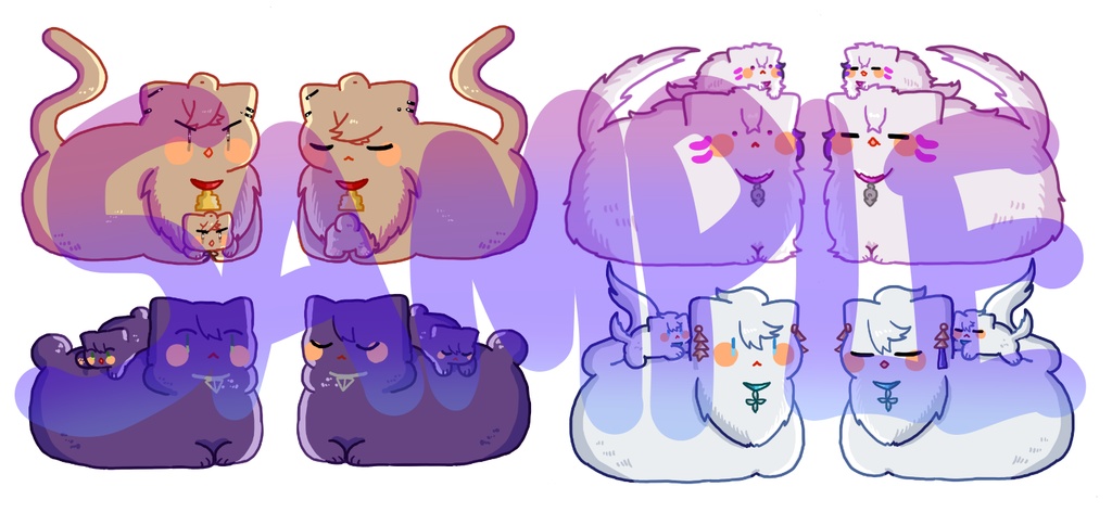 ろふまおねこ・こねこ化両面アクリルスタンド