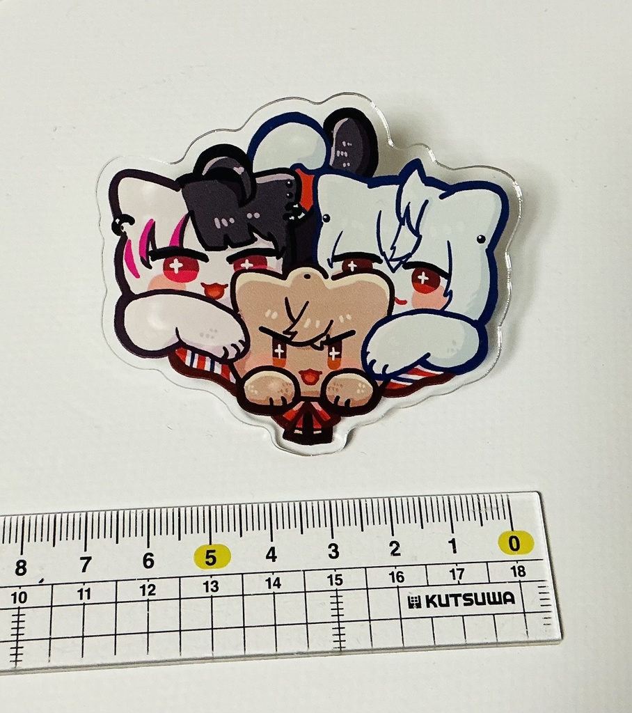 こねこさんアクリルクリップ