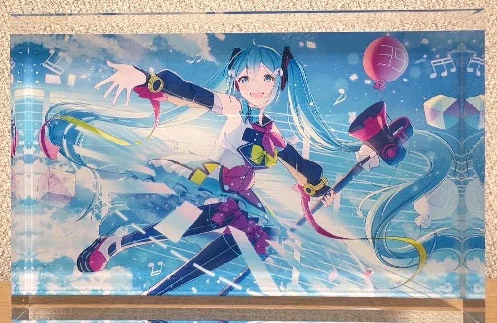 ふりかけちゃんアクリルブロック