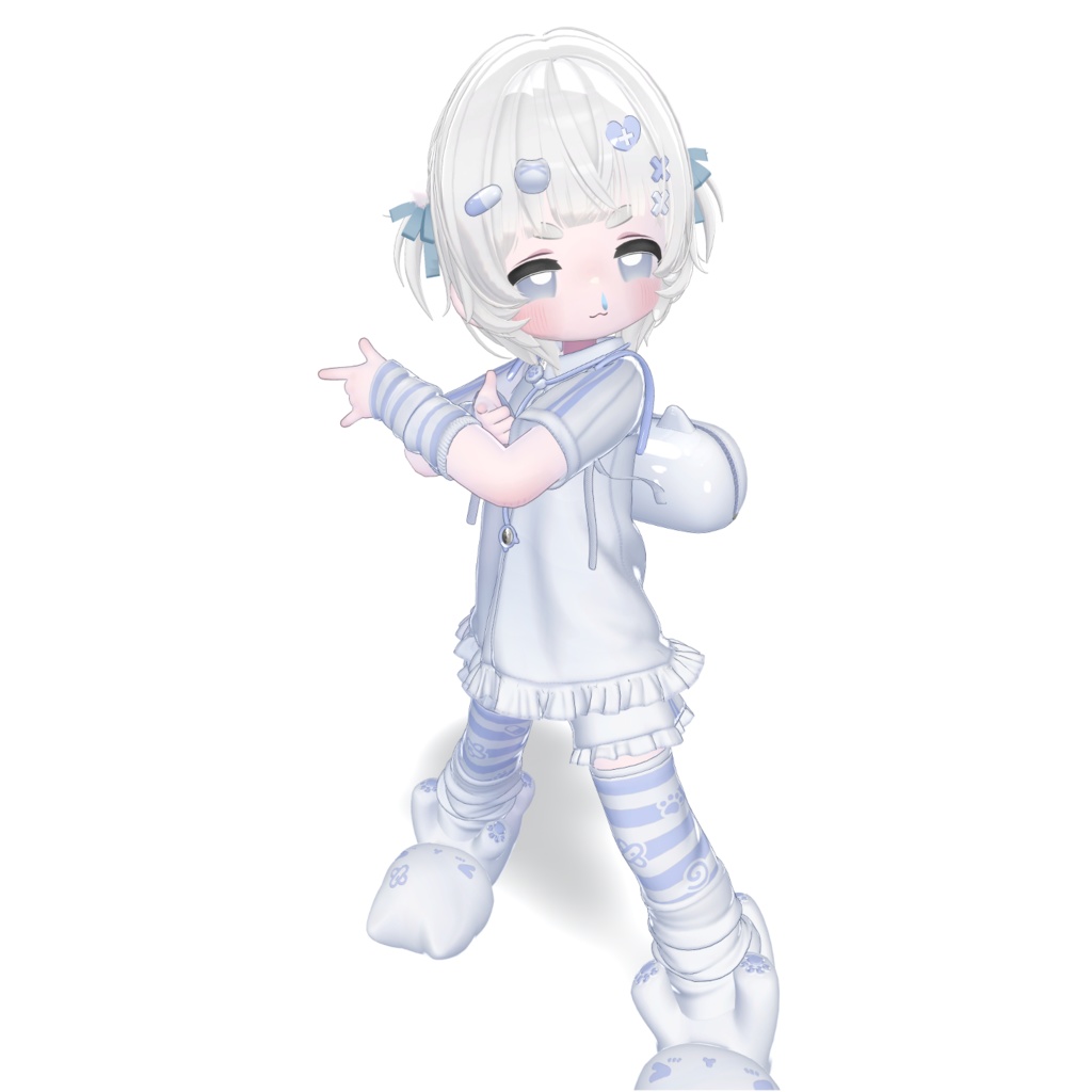 【掴んで伸ばせる!】はなみず【5アバター対応】