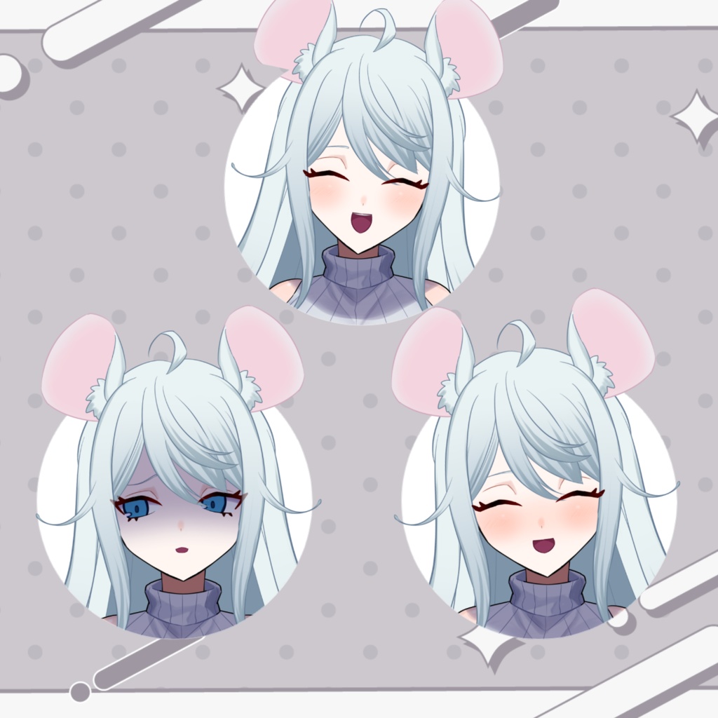 【汎用モデル】ネズミお姉さん