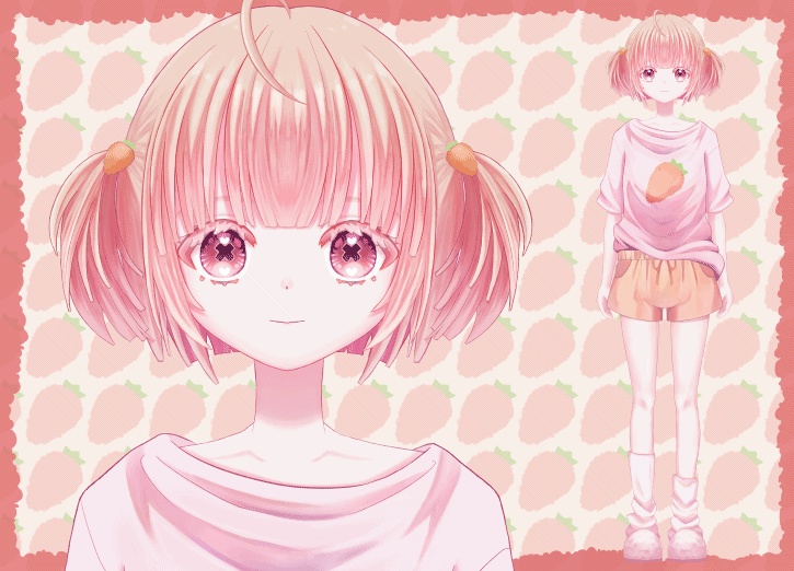 【汎用】パジャマの女の子