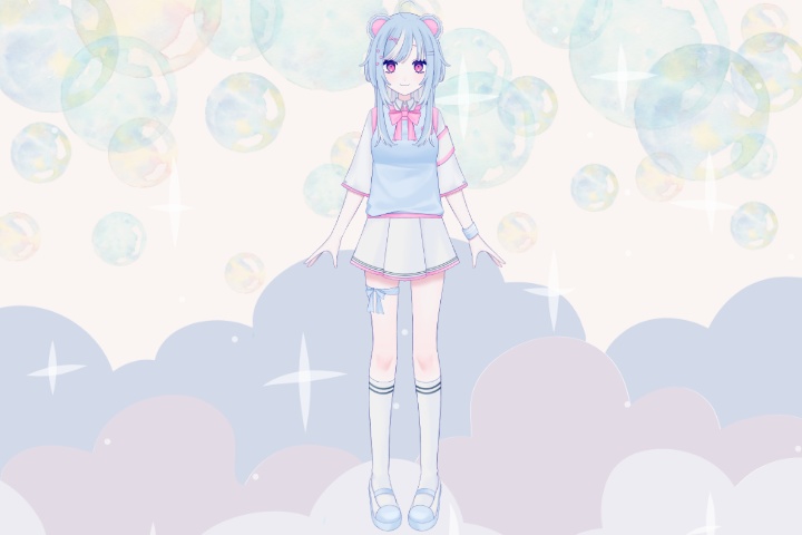 【汎用】くまの女の子【VTS対応】