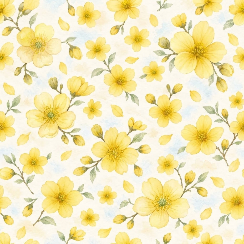 Petit Bloom Collection|小花の水彩デジタルペーパー 10枚セット