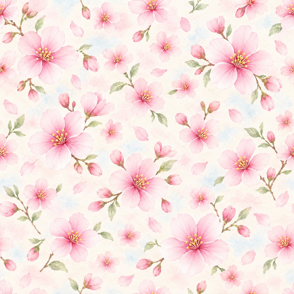Petit Bloom Collection|小花の水彩デジタルペーパー 10枚セット