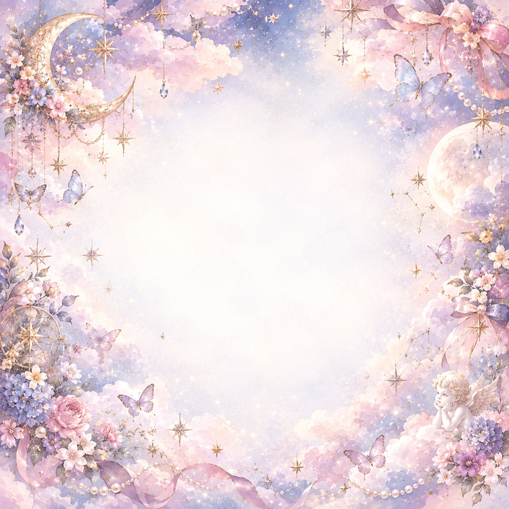 Moonlight Collection|幻想的な月と星のデジタルペーパー 10枚セット