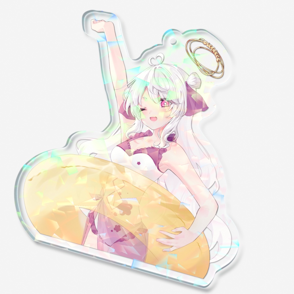 朝稲まい ホログラムアクキー 海