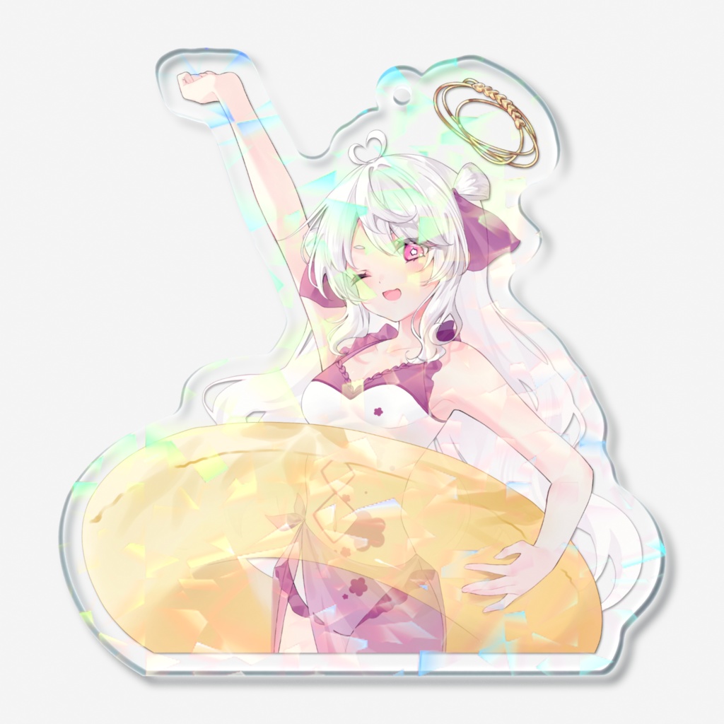 朝稲まい ホログラムアクキー 海