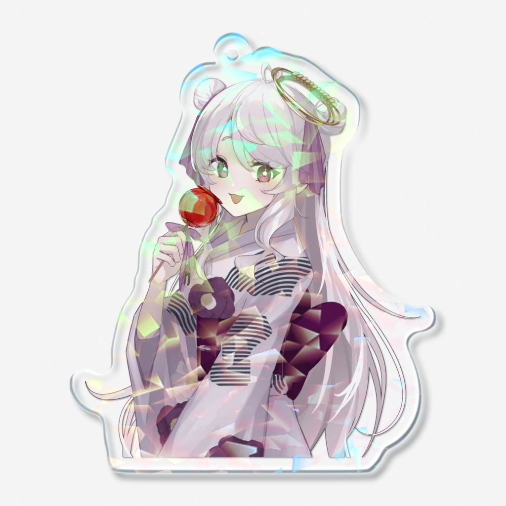 朝稲まいホログラムアクキー