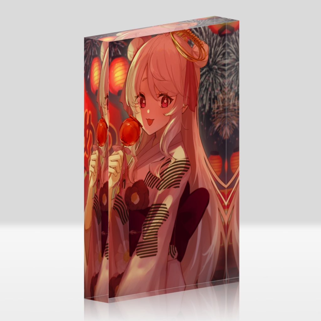 朝稲まいアクリルブロック 祭