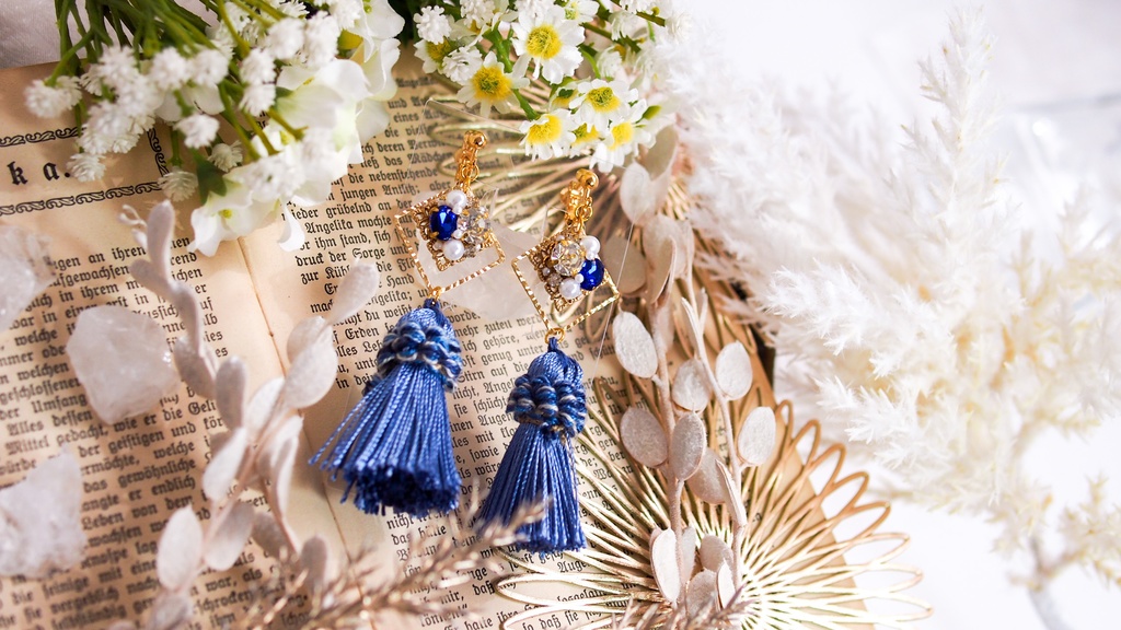 原神« 夜蘭 イェラン »イメージ イヤリング(ピアス変更可)